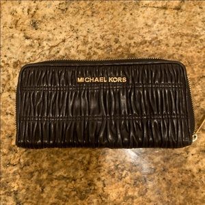 Michael Kors Webster Lambskin Leather Wallet